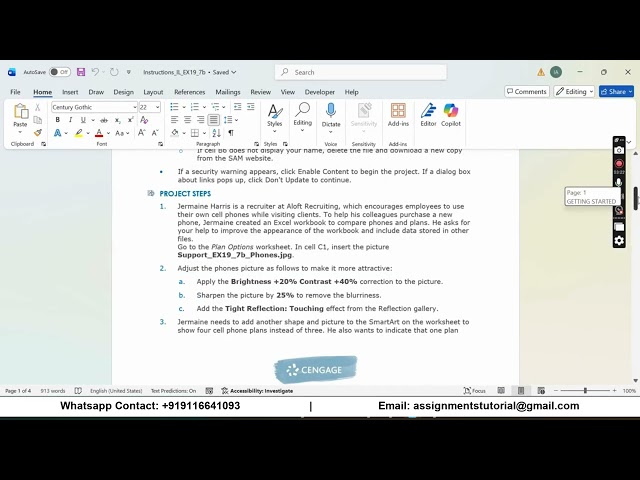 Illustrated Excel 2019 | Module 7: SAM Project 1b Aloft Recruiting