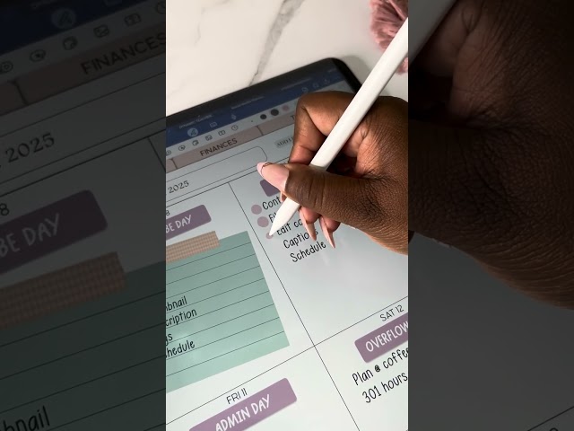 iPad plan with me 📝 Goodnotes planner