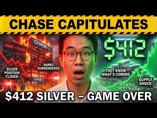 CHASE BANK CAPITULATES: $412 Silver Position Closed (They Know What's Coming)
