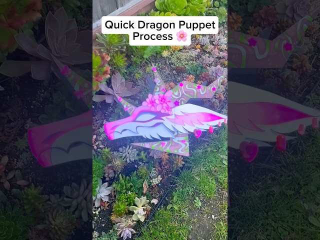 Dragon Puppet Process #paperart #papercrafts #paperdragon #shorts #trending #trend #foryou #new #fyp
