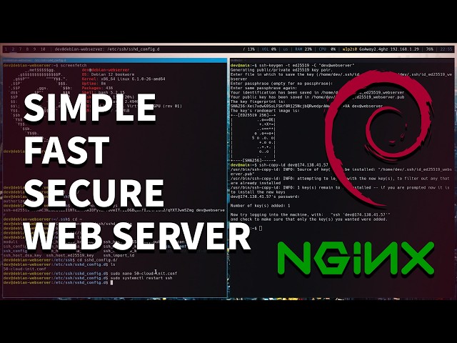 How to Set Up an Nginx Web Server on Debian – Step-by-Step Tutorial