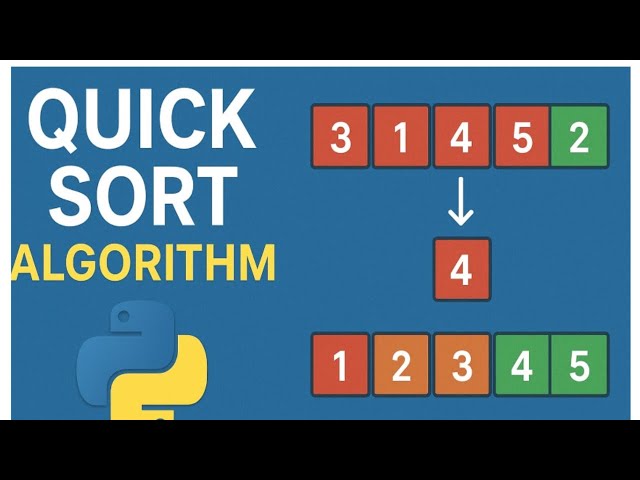 Quick Sort Algorithm in Python: Python Coding Interview Question