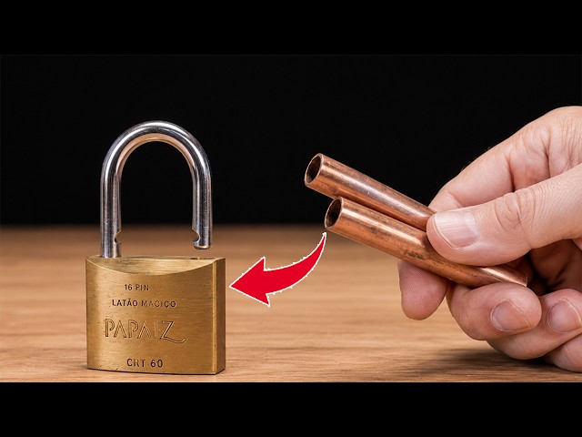 Unlock ANY Padlock Without A Key In Seconds! The World Is Shocked | Inventor Clever