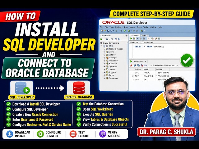 How to Install SQL Developer and Connect to Oracle Database | Complete Step-by-Step Guide