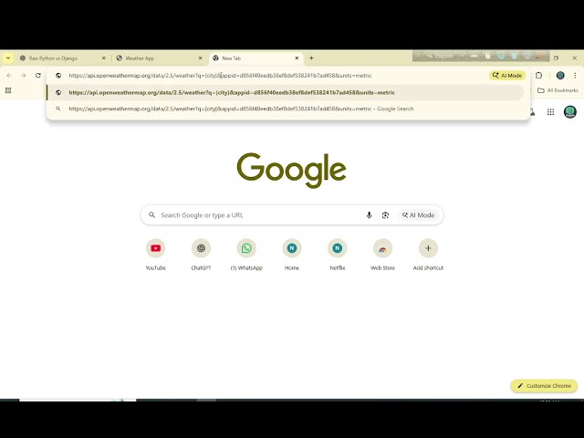 6. Creating weather app wit Django Framework (part -6)