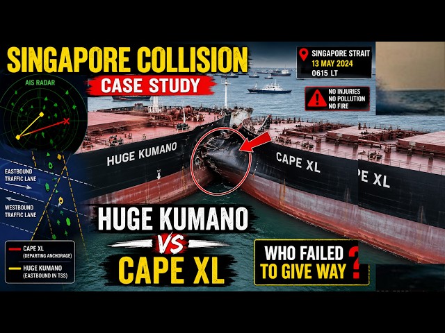 Singapore Collision Case Study | Huge Kumano vs Cape XL