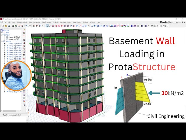 Basement Wall Loading in Protastructure | Civil Engineering |