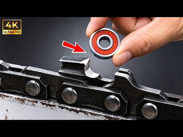How to Sharpen a Chainsaw Blade in Just 10 Seconds! The Easiest Method for Sharpening a Chainsaw Bla