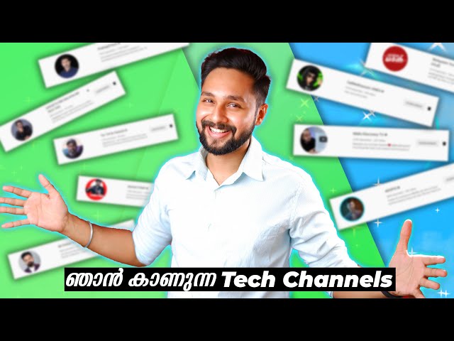 My Favorite Tech YouTubers in Malayalam!😍