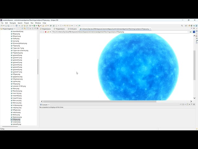 Building a Nova animation with JavaFX and Eclipse IDE