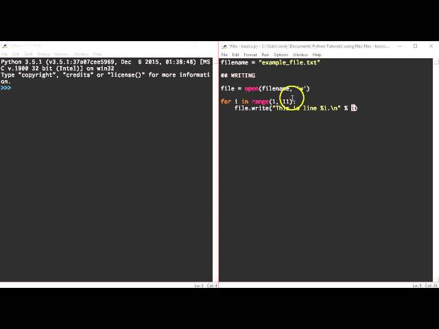 Reading and Writing to files in Python [Part 1]