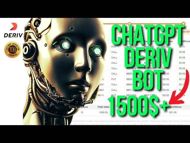 🤖CHATGPT DERIV BOT 2023 🤑| DERIV BOT NO LOSS BINARY BOT | NON MARTINGALE | HINDI