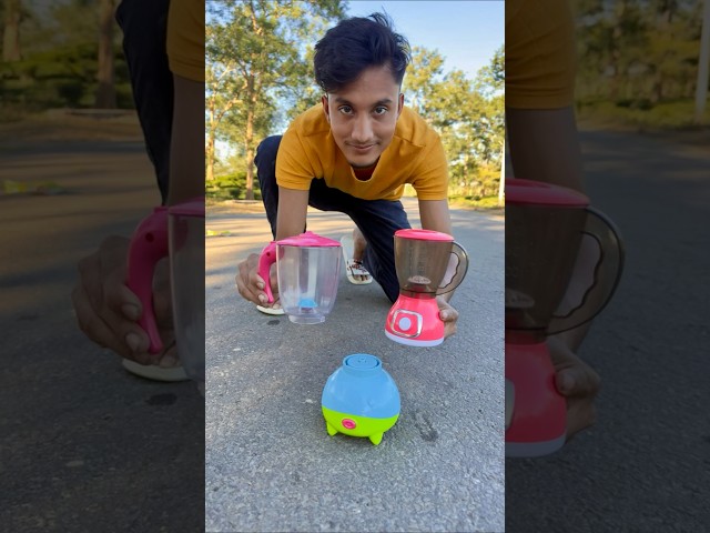 Two Mini Toys Mixer Machine🥤VS Medium Juicer Machine Unboxing karlm 😱