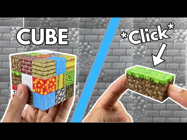 SATISFYING Things With MAGNETIC Minecraft Blocks...