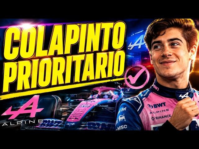 ÚLTIMA HORA GASLY RENUEVA CON ETORO PERO LA PRIORIDAD ES FRANCO COLAPINTO AHORA PARA BRIATORE ALPINE