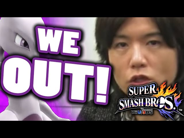 A few Hours ago, Daddy Sakurai, the Conductor of the SMASH HYPE TRAIN Made a Video on Mewtwo!!