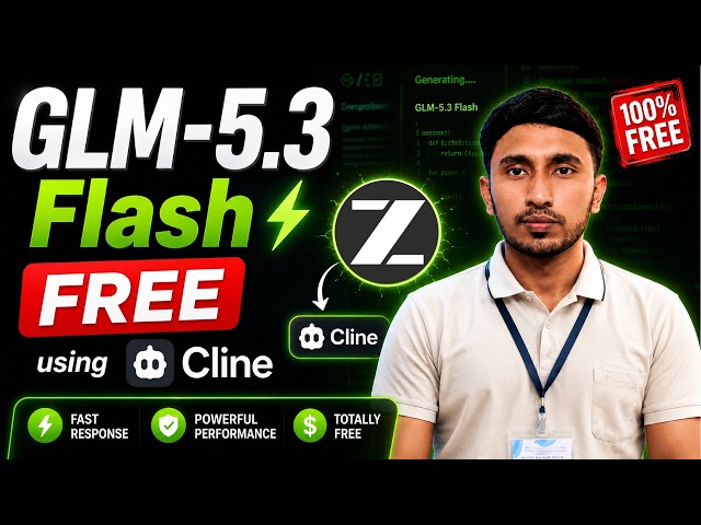 Use GLM 5.3 Flash for FREE in VS Code (Step-by-Step)