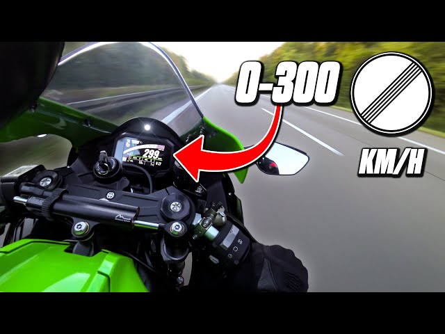 KAWASAKI ZX-10R | ACCELERATION 🔥 0-300 KM/H - PURE SOUND