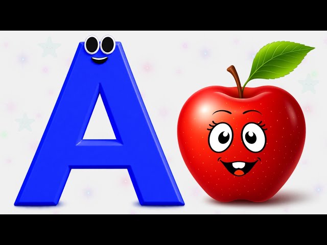 ABC Phonics Song for Kids | Learn A to Z Alphabet and Letter Sounds | A is for Apple | Alphabet Song