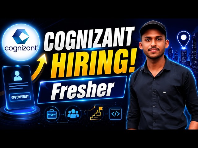Cognizant Hiring 2026 | Software Engineer Job | Java, Spring Boot & Microservices | Bangalore