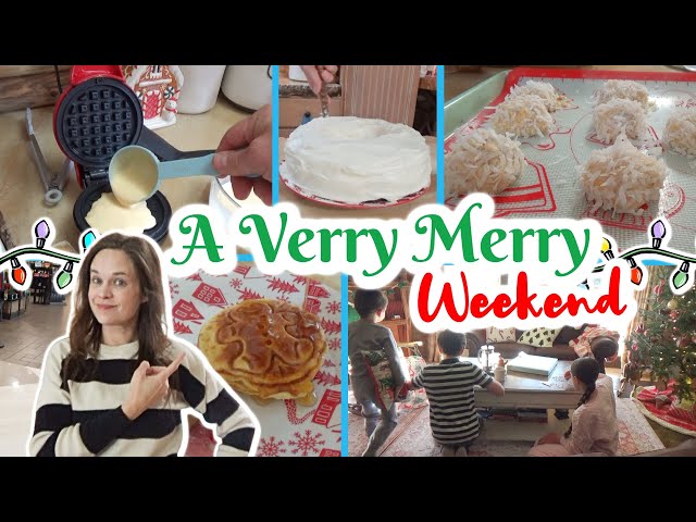 🎄Family Breakfast & Christmas Party Prep! 🤶 Granny's Orange Balls, & Red Velvet Cake 🎄