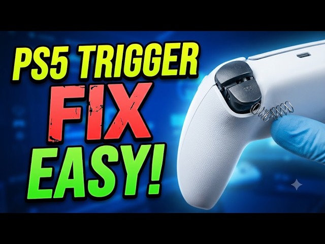 HOW TO FIX THE TRIGGERS ON A PS5 CONTROLLER
