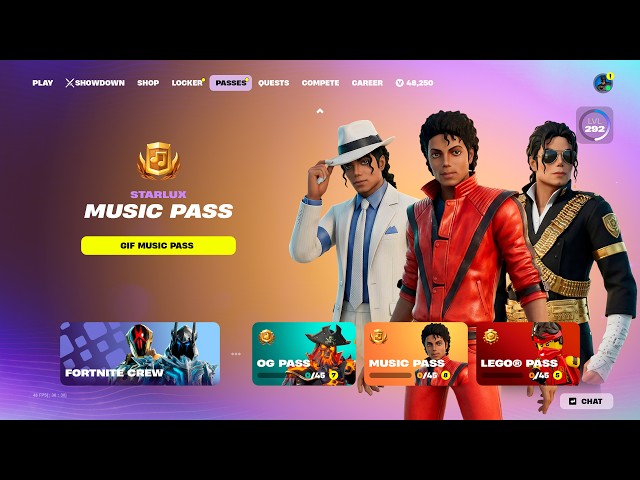 NEW MUSIC PASS Updates in Fortnite! (Michael Jackson, Travis Scott News, Free Rewards)
