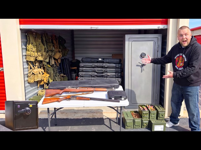 I Bought a GUN HOARDER’S Storage Unit FULL of Guns… + 2 MASSIVE Safes!