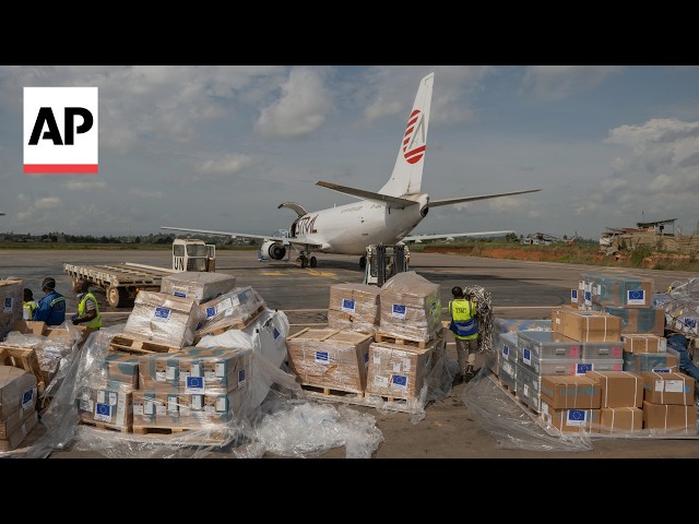 Aid workers rush to get supplies to the center of Congo's Ebola outbreak
