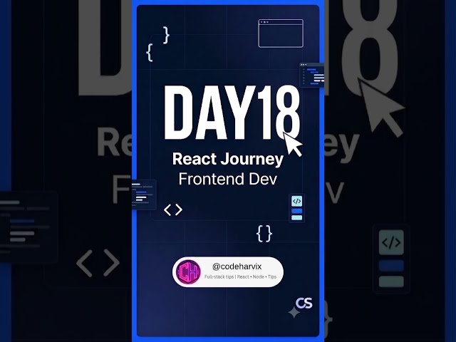 Day 18 - React Router 🚦 | Build Multiple Pages in React #Shorts