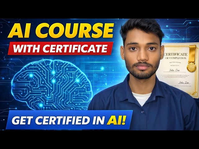 Course With Certificate online 2026 || free ai course with certificate || BY Ritesh Sharma