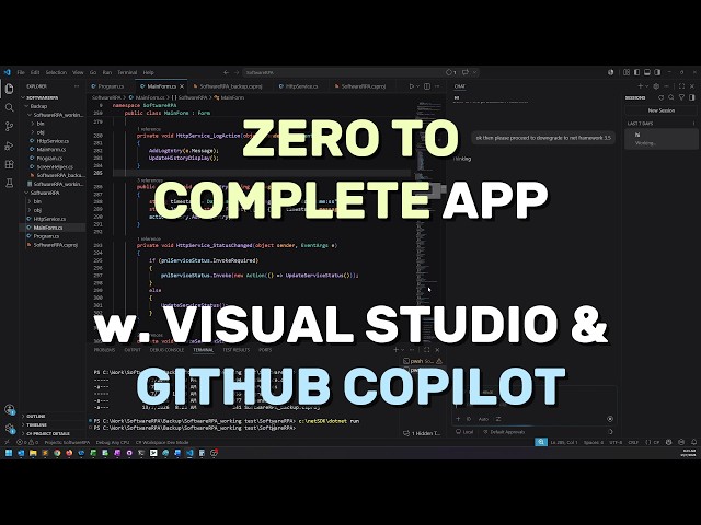 I Let GitHub Copilot Build a C# App From Scratch... The Result Shocked Me