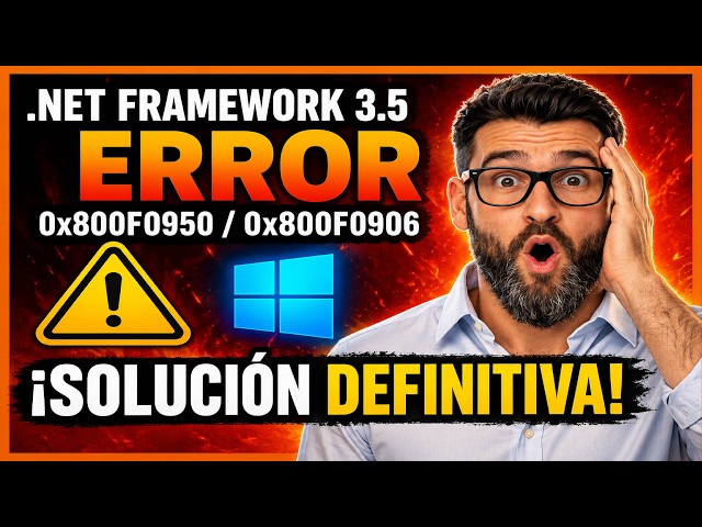 Error al instalar .NET Framework 3.5 en Windows 11 👉 Solución cómo instalar SIN INTERNET OFFLINE