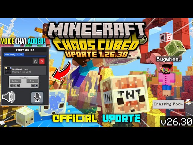 Minecraft 26.30 Official Version Released | Minecraft 26.30 - Chaos Cubed Update! | Bug Wheel