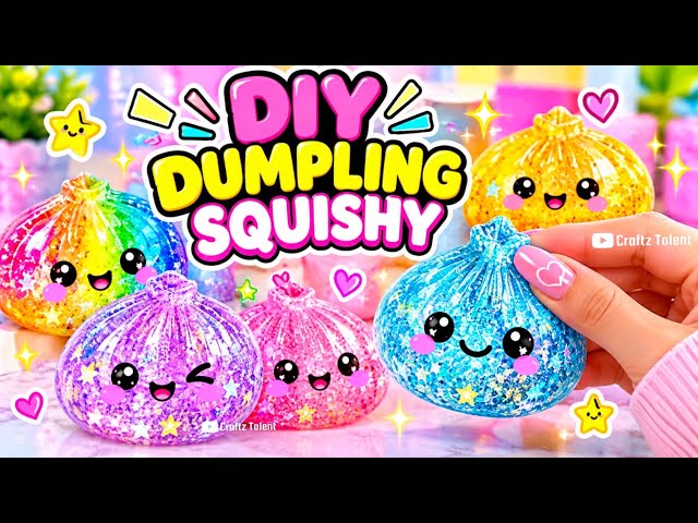 How to make viral dumpling at home / Paper craft/ Easy craft ideasDIY/ school project/art and craft