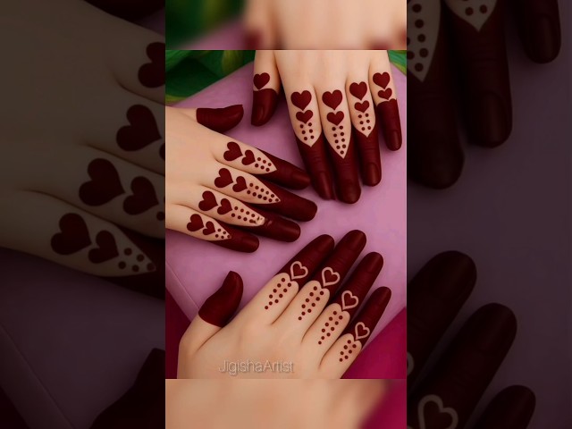 Beautiful Finger mehndi designs | mehndi design | mendini design | cone designs simple | #ytshorts