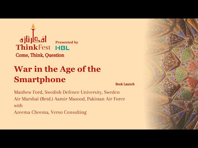 ThinkFest 2026: Book Launch: War in the Age of the Smartphone