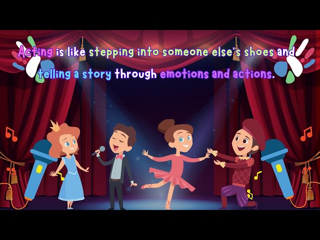 Acting Tips for Kids - Stage Stars - Beginning actor Basics | An Animated Lesson 🎭🎬🦄