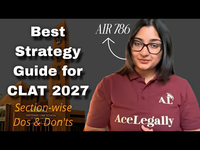HOW to Start CLAT & AILET 2027 Preparation - for 12th Students & Droppers