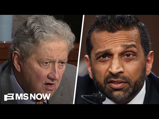 'So you disqualified the animal?': GOP Sen. Kennedy asks Patel for clarity on bestiality comments