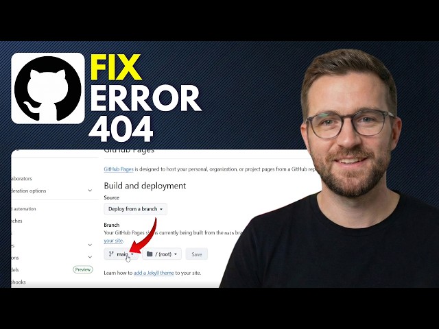 How to fix error 404 on GitHub (Step By Step 2026)