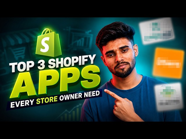 Top 3 Must-Have Shopify Apps & Their Types | Best Shopify Apps for Beginners (2026)