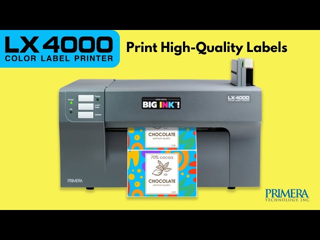 Primera LX4000 Color Label Printer Delivers Low Cost Per Label with High Resolution Print Quality