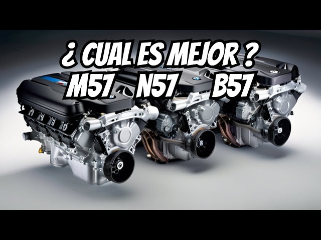 Opinión MOTORES BMW M57 vs N57 vs B57 (y otros)