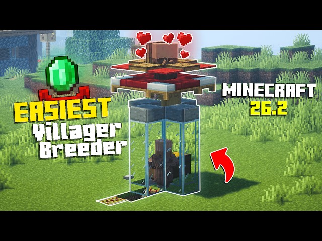 The BEST Villager Breeder in Minecraft 26.2!