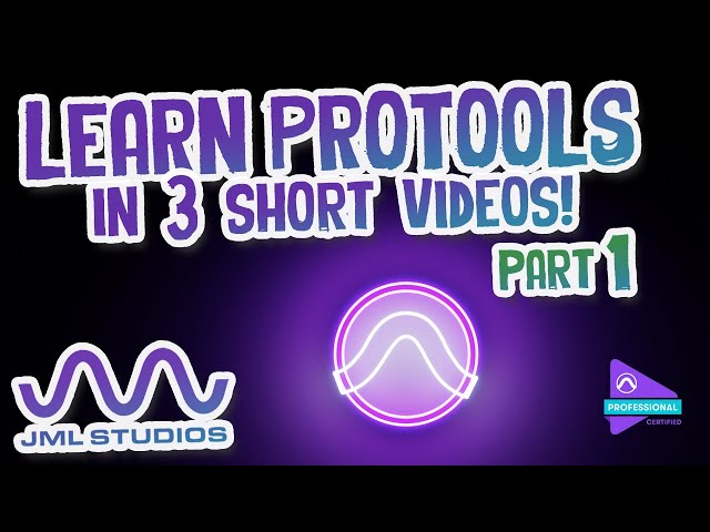 PRO TOOLS 101 - Part 1 of a 3 Part Audio Engineering 100 Level Course Series #protools #recording