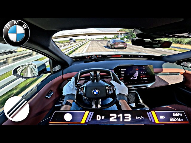 2027 BMW iX3 50 xDrive Top Speed Drive on German Autobahn🏎