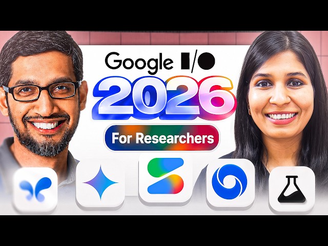Google's NEW AI Tools for Researchers Will BLOW YOUR MIND! Google I/O 2026