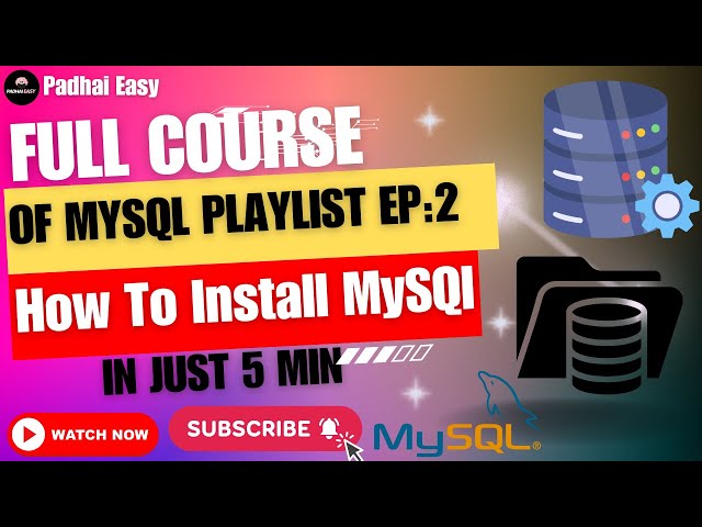 How To Install MySQL In Just 5 Min! #mysql #install #installation