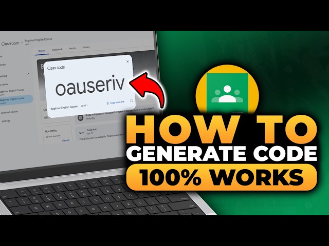 How To Generate Google Classroom Code (𝟮𝟬𝟮𝟲) | 100% WORKS | NO Yapping, To The Point! | FAST & EASY